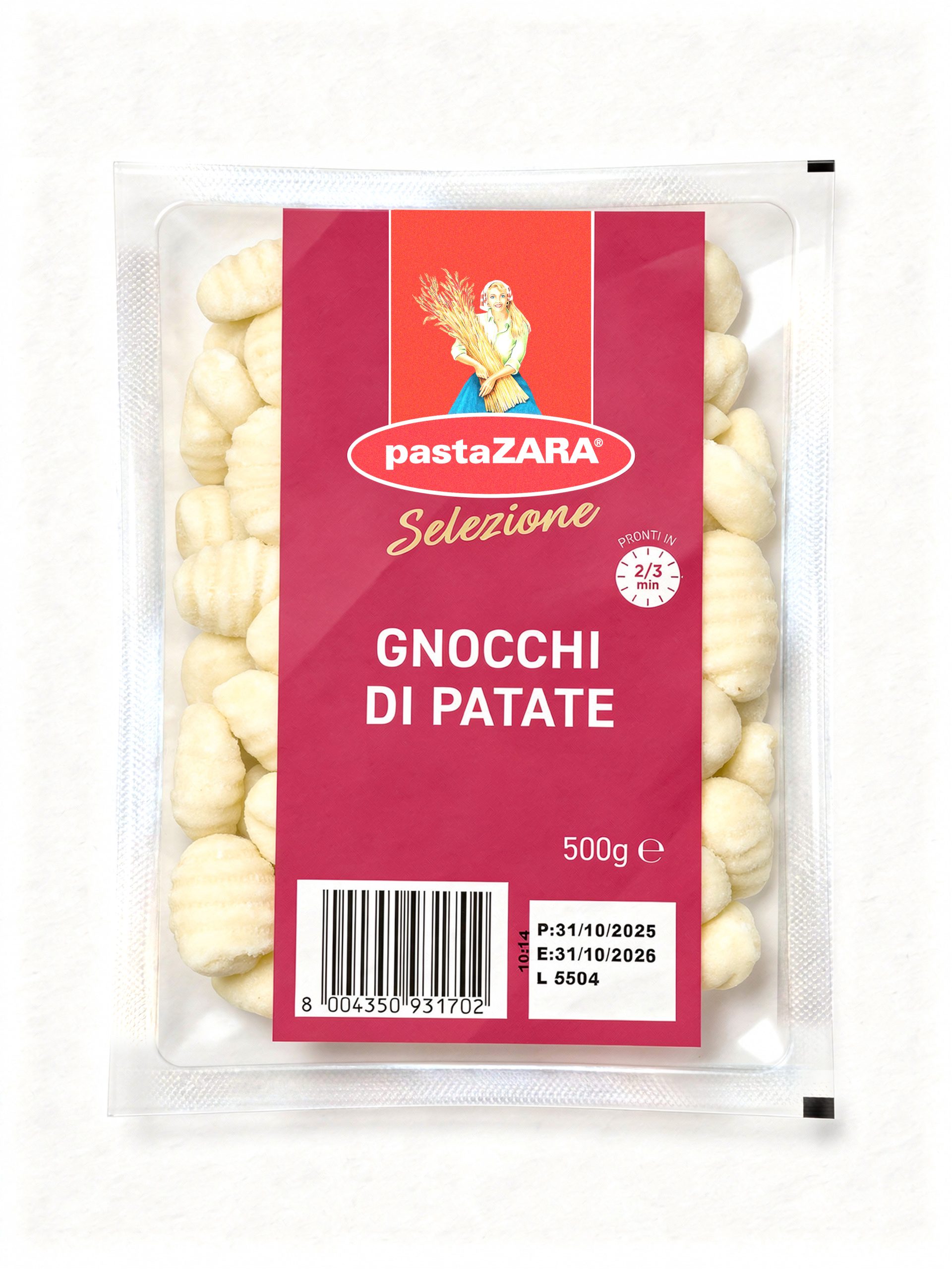 Pasta Zara potato gnocchi 500 g