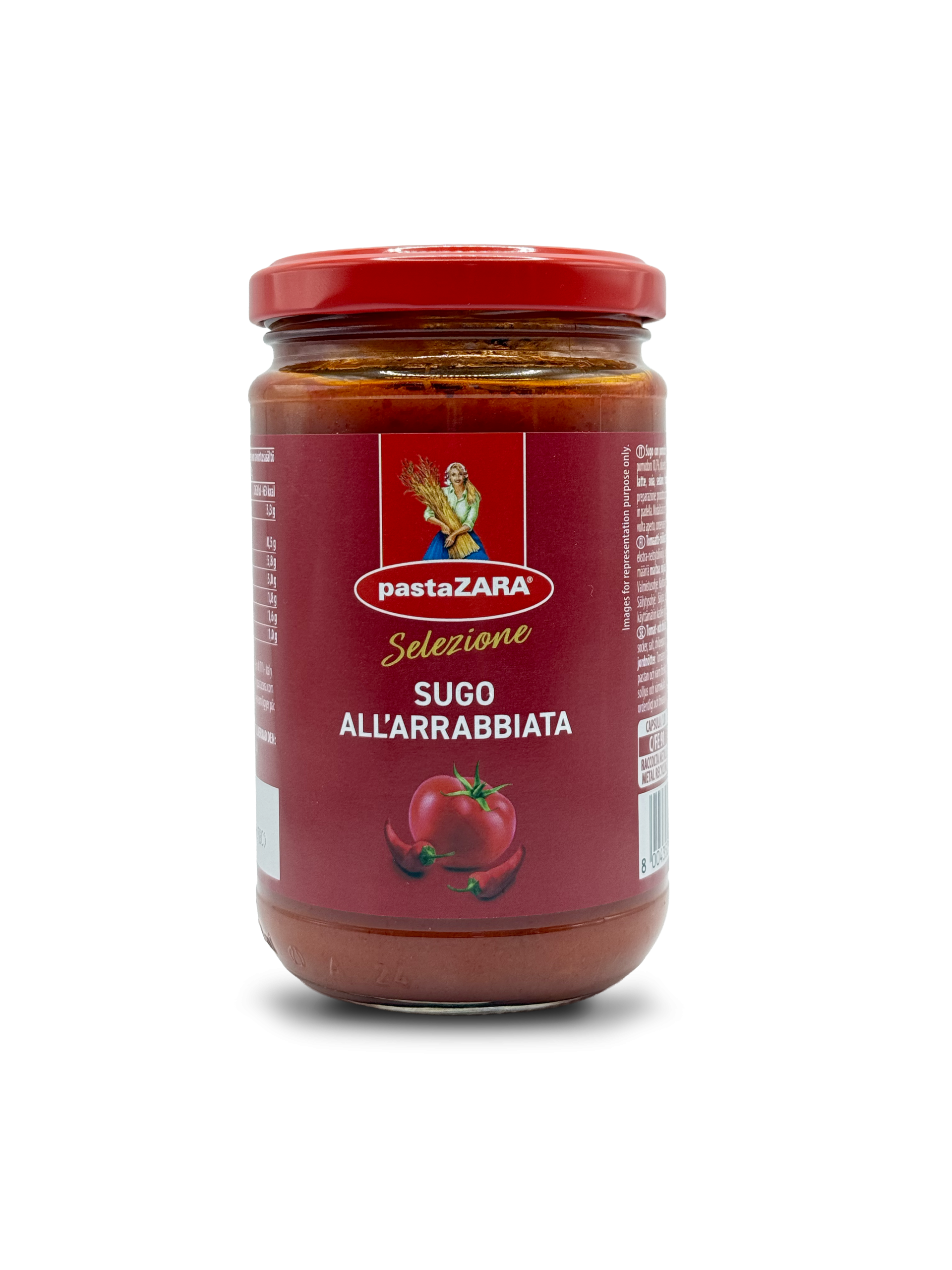 Pasta Zara Arrabbiata sauce