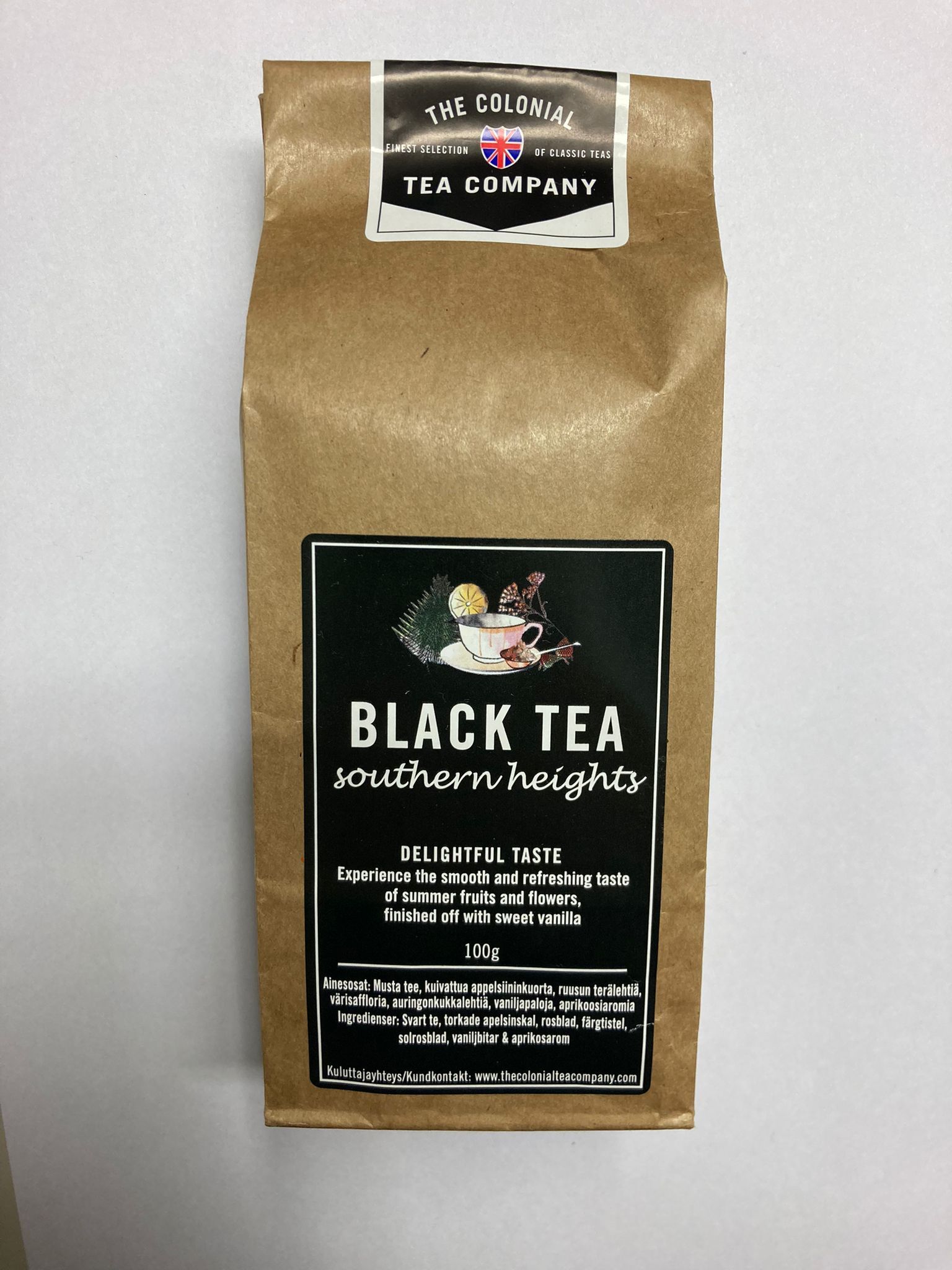 The Colonial Tea Company Southern Heights 100 g brown pack